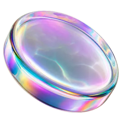 Spinning glass lens